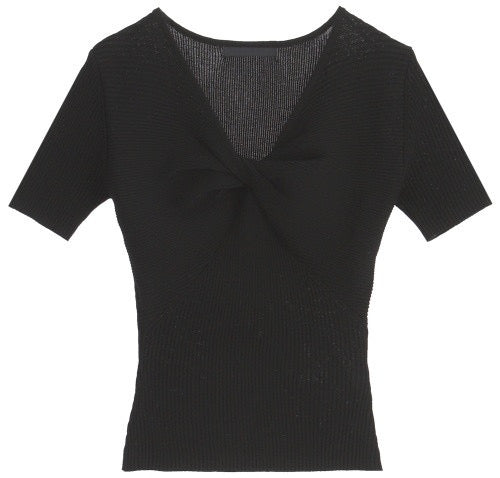 Twist Short Sleeves Knit