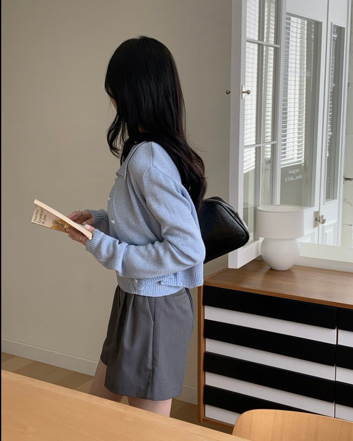 Biela Cardigan Set