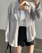See-Through Overfit Shirt