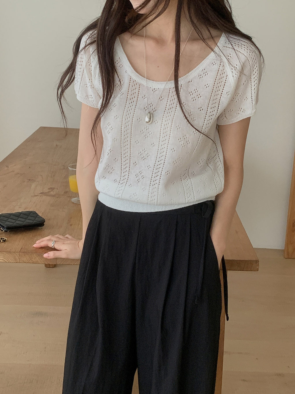 Soda Scoop-Neck Knit