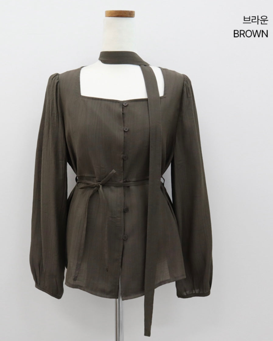 Linda Tie Blouse