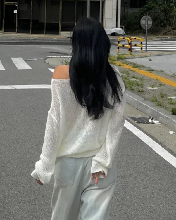 Landis Boat-Neck Knit Top