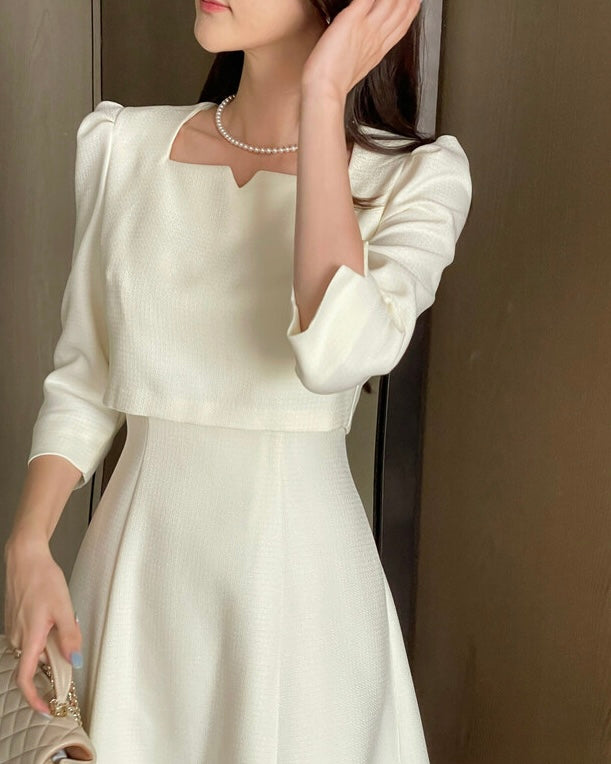 [ Pre-order ] Glen Tweed Dress - Mini / Long
