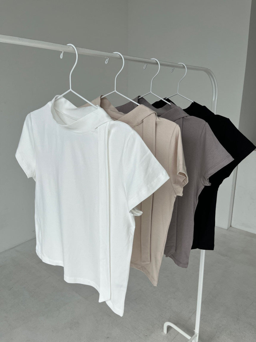 Modal Tie Short-Sleeves