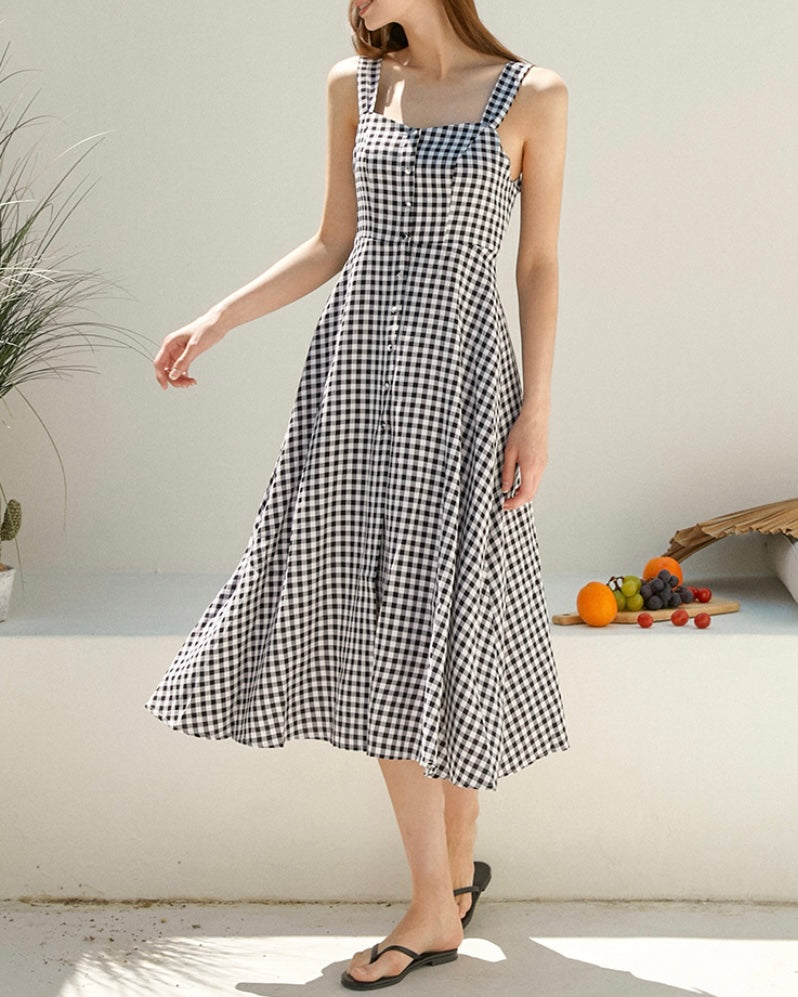Dali Check Dress