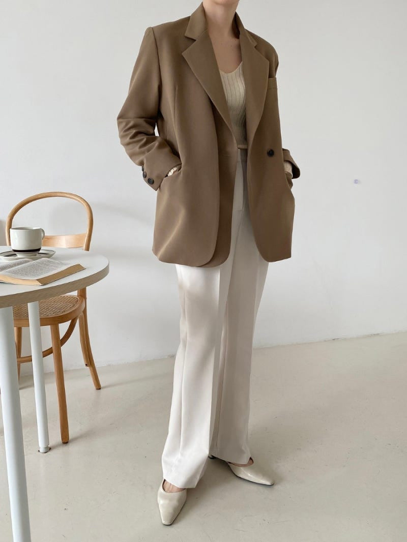 Double-layer One Button Jacket