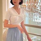 Twist Short Sleeves Knit