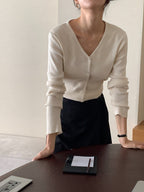 Matcha Ribbed Cardigan