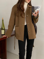[ Pre-order ] Panna Half Wool Coat