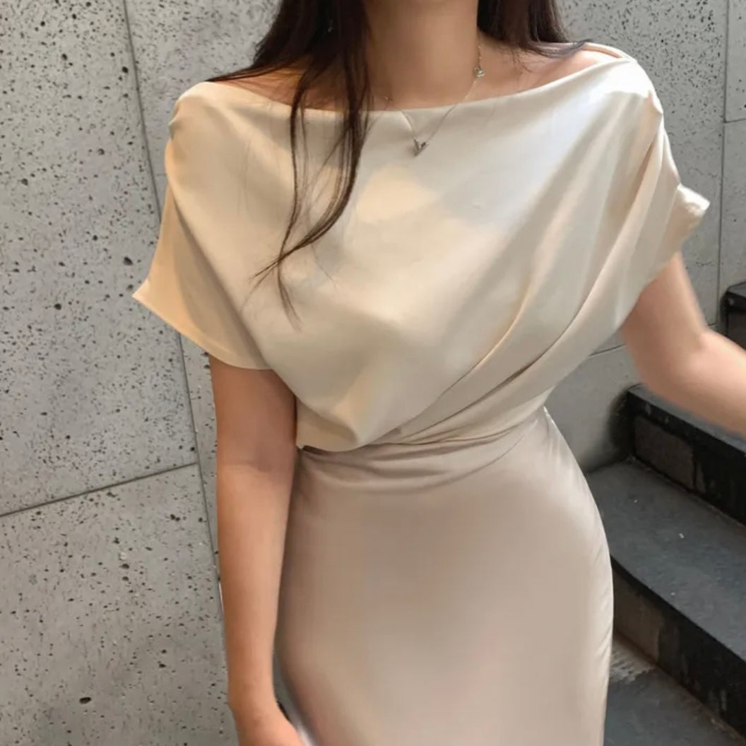 Easel Drape Blouse