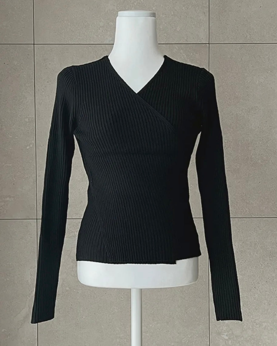 Reverie Wrap Knit Top