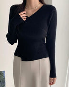 Reverie Wrap Knit Top