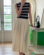 Striped Knit Sleeveless