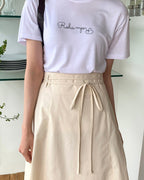 Cotton Ribbon String Skirt