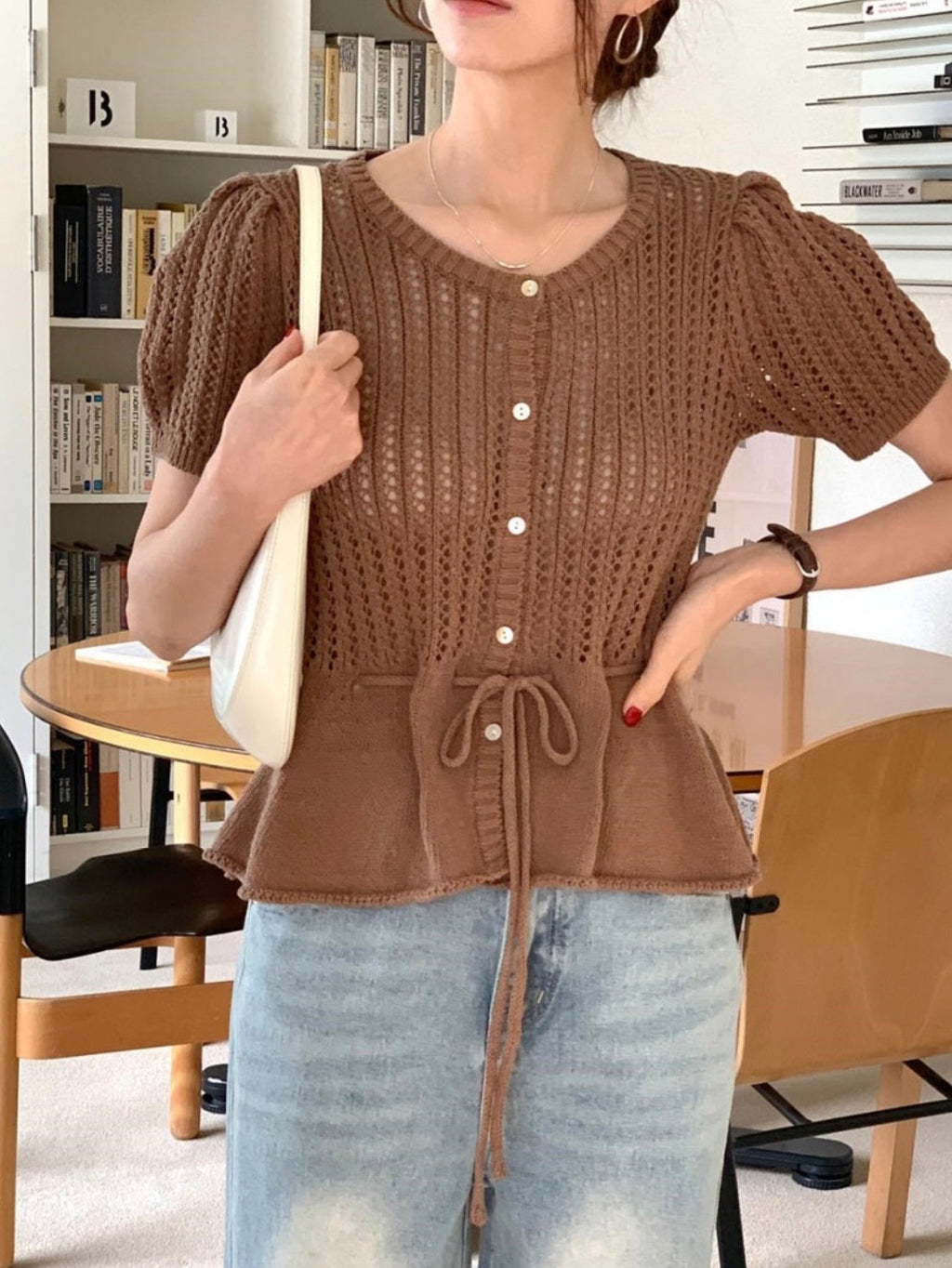 Mocha Knit Cardigan