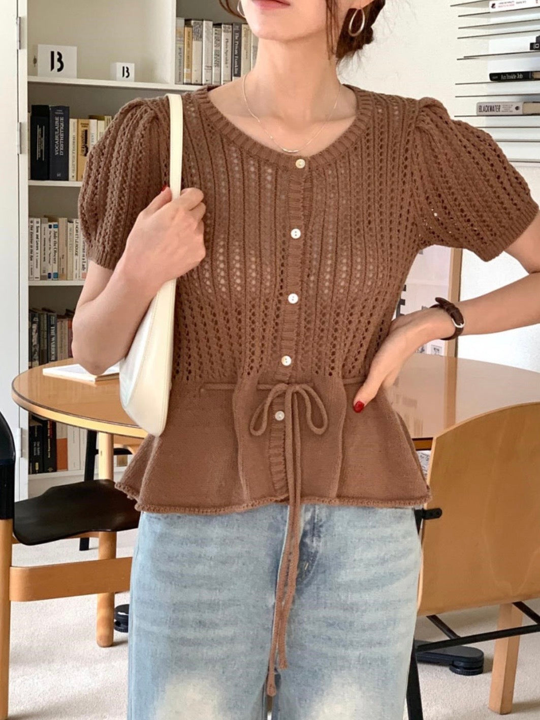 Mocha Knit Cardigan