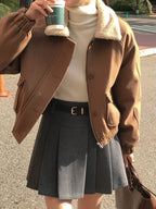 [S,M] Tommy Wool Skirt + Belt