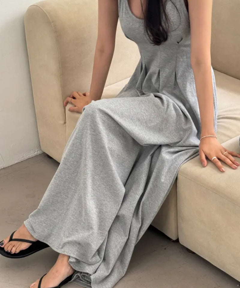 [ Sale Excluded ] Mui Pintuck Sleeveless Dress