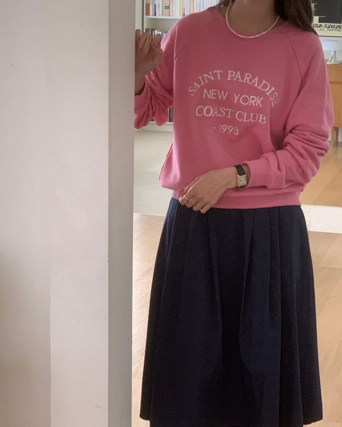 Saint Embroidery Sweatshirt