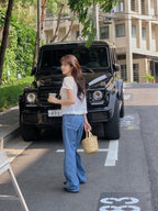 [ S,M ] Summer Straight Jeans