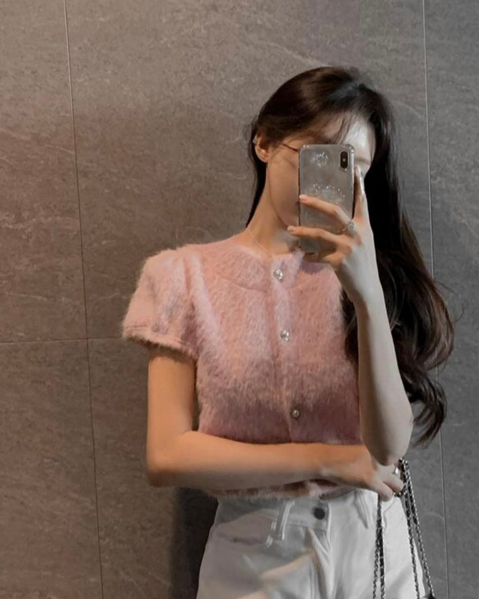 Snow Fur Blouse