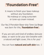 [ numbuzin ] No. 3 Porcelain Base-skip Tone Up Beige 35mL