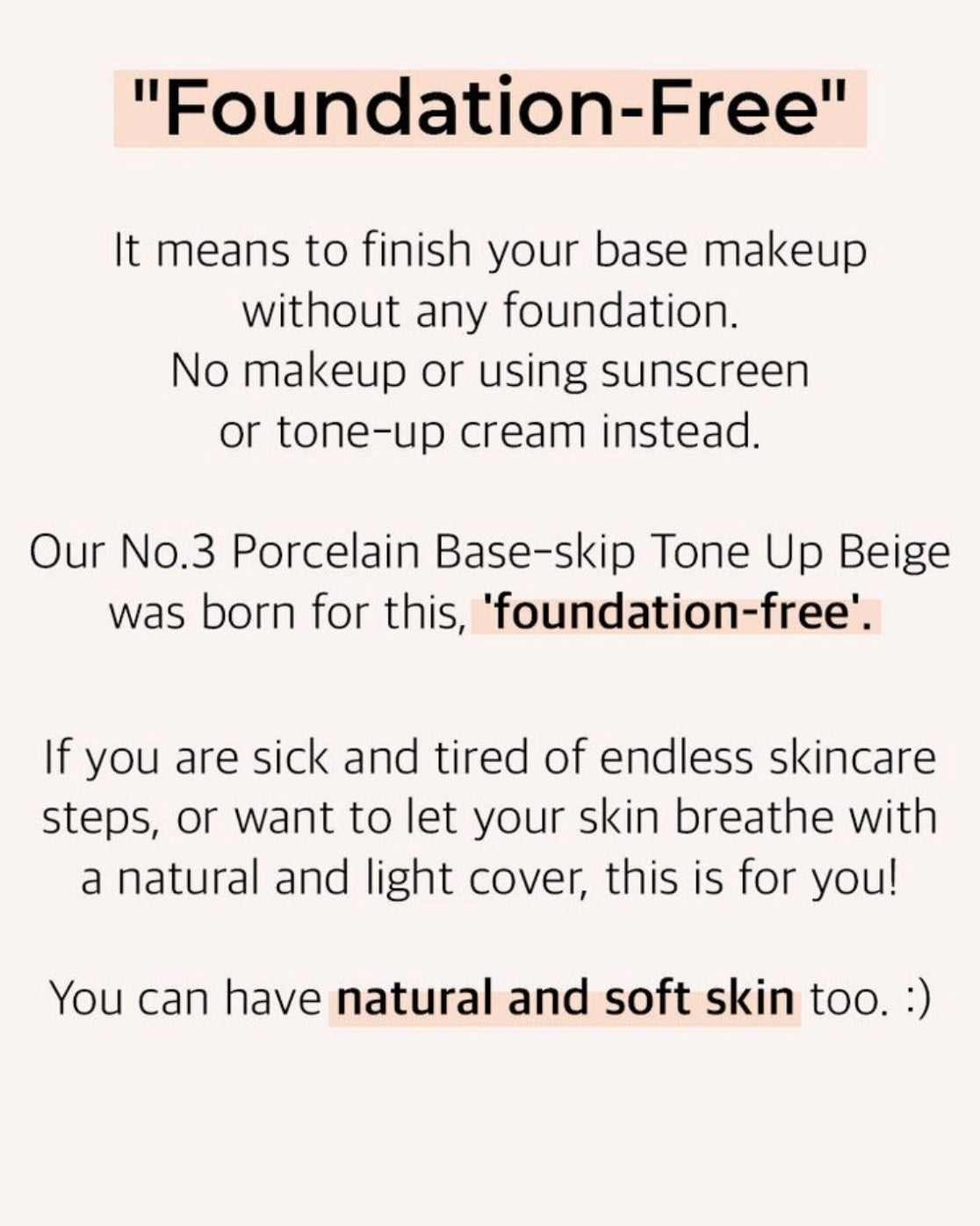 [ numbuzin ] No. 3 Porcelain Base-skip Tone Up Beige 35mL
