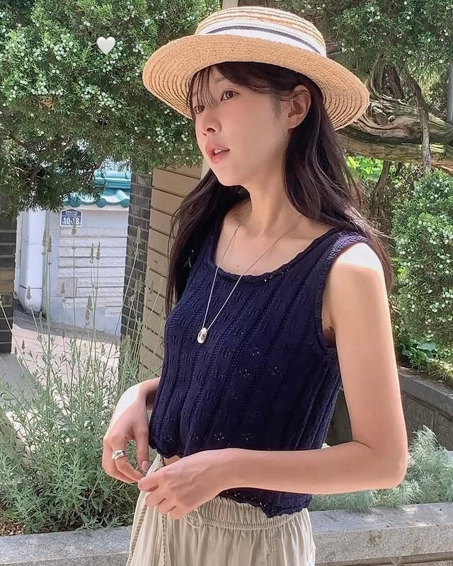 Lychee Knitted Sleeveless