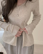 Bamboo Button Knit
