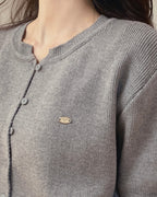 Daily Metal Charm Cardigan