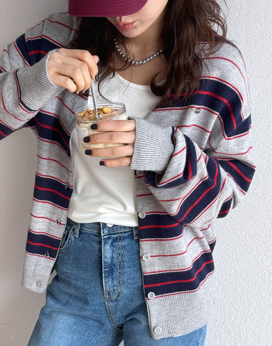Jaime Striped Cardigan