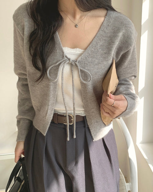 Bonbon Ribbon Cardigan