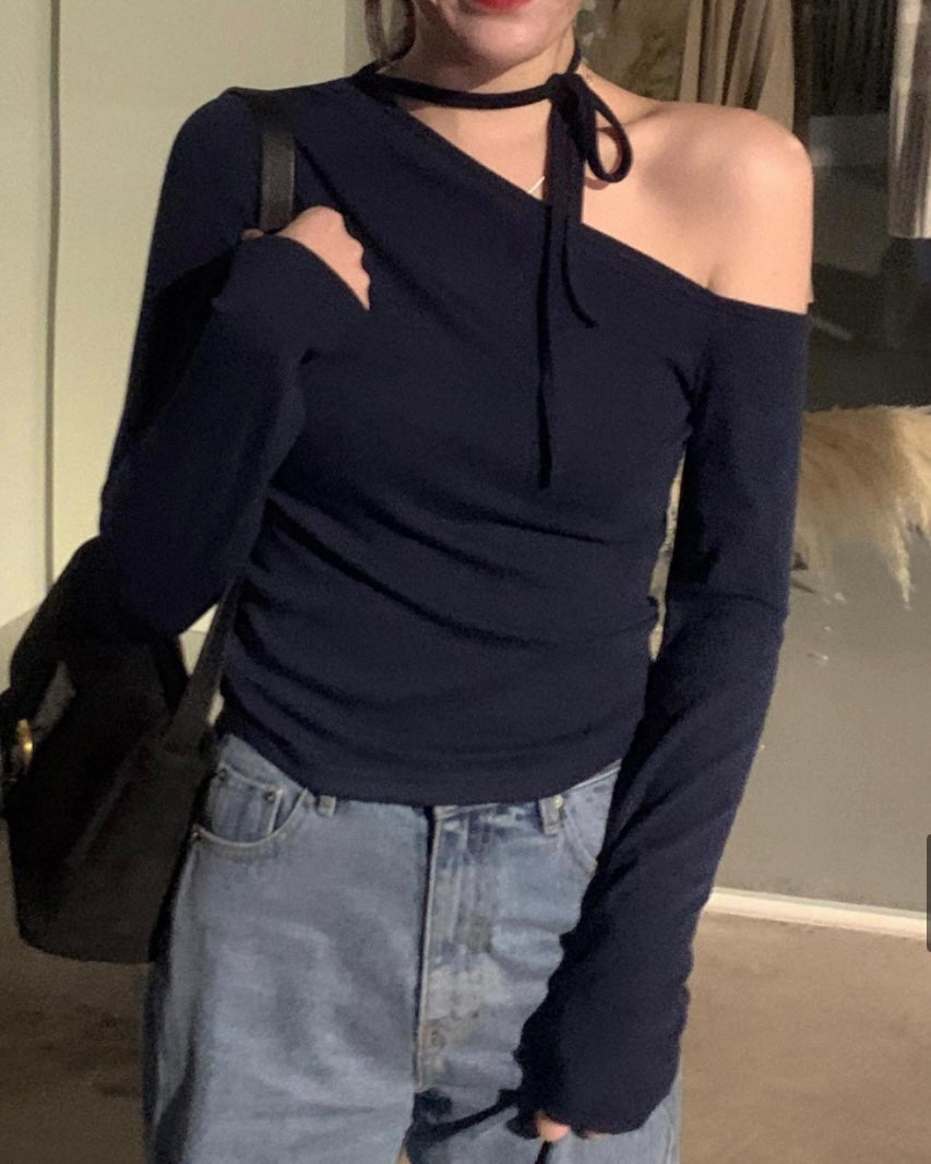 String Off-Shoulder Top