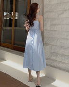 Pleats Sleeveless Dress