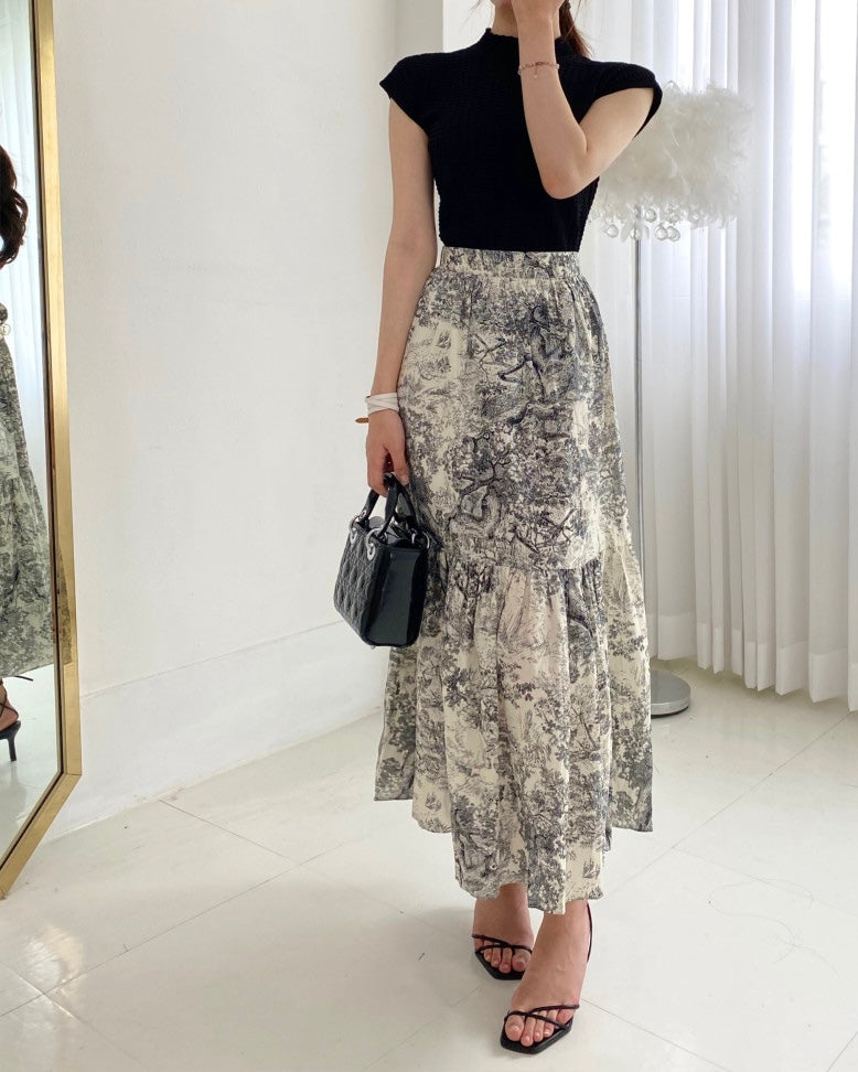Sketch Long Skirt
