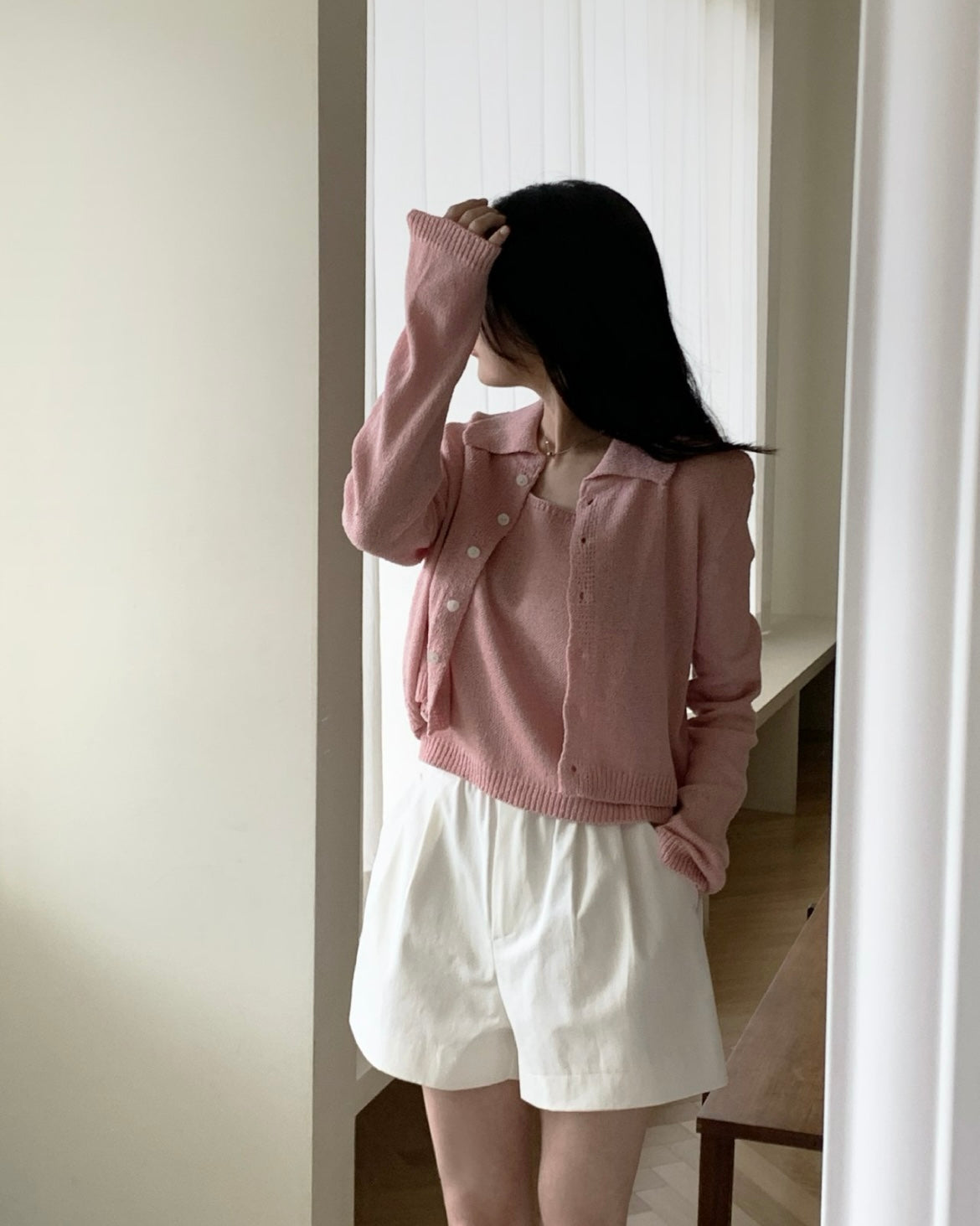 Biela Cardigan Set