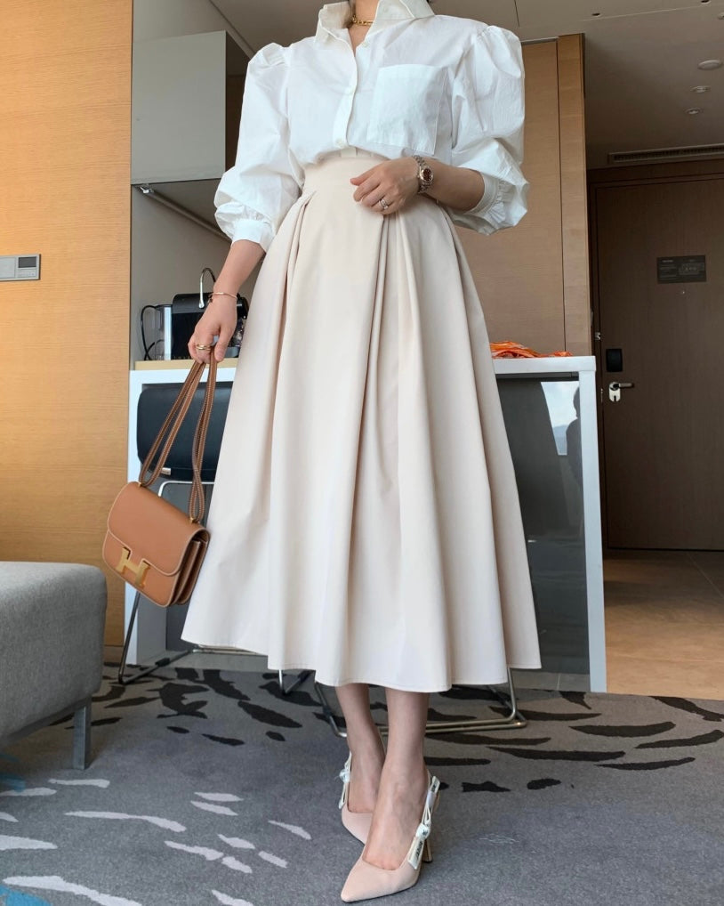 Hepburn Long Skirt