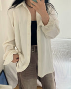 Wrinkle Loose-Fit Skirt