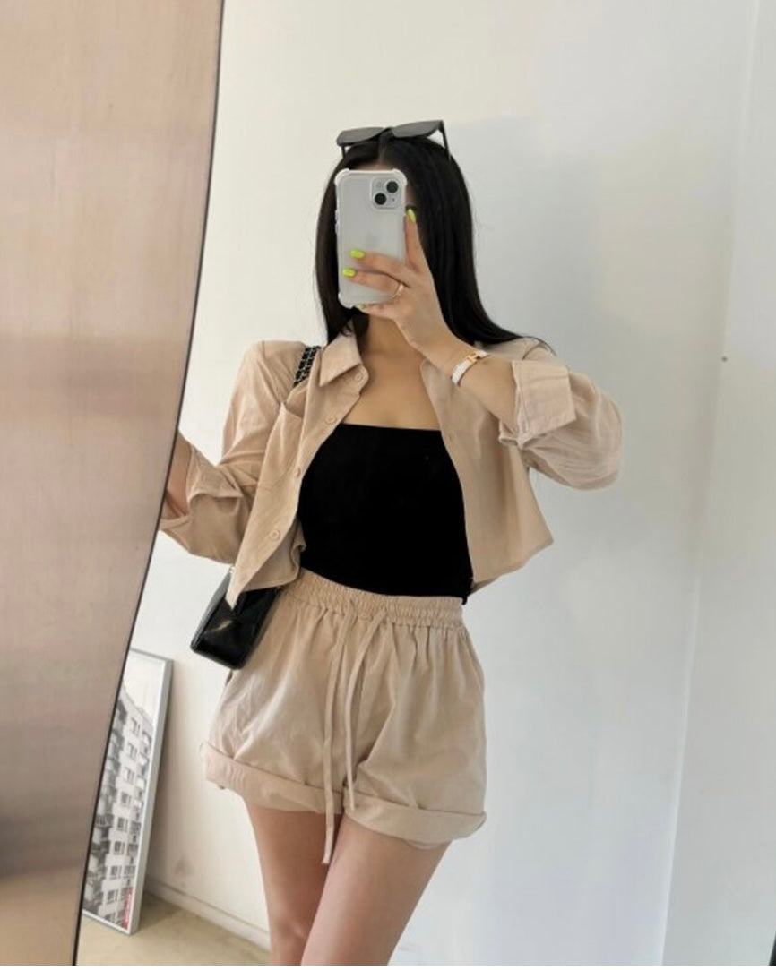 Simple Linen Two-Piece