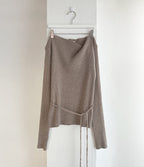 Yuri Ribbed String Knit Top