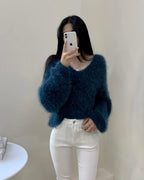 Eva V-Neck Knit Top