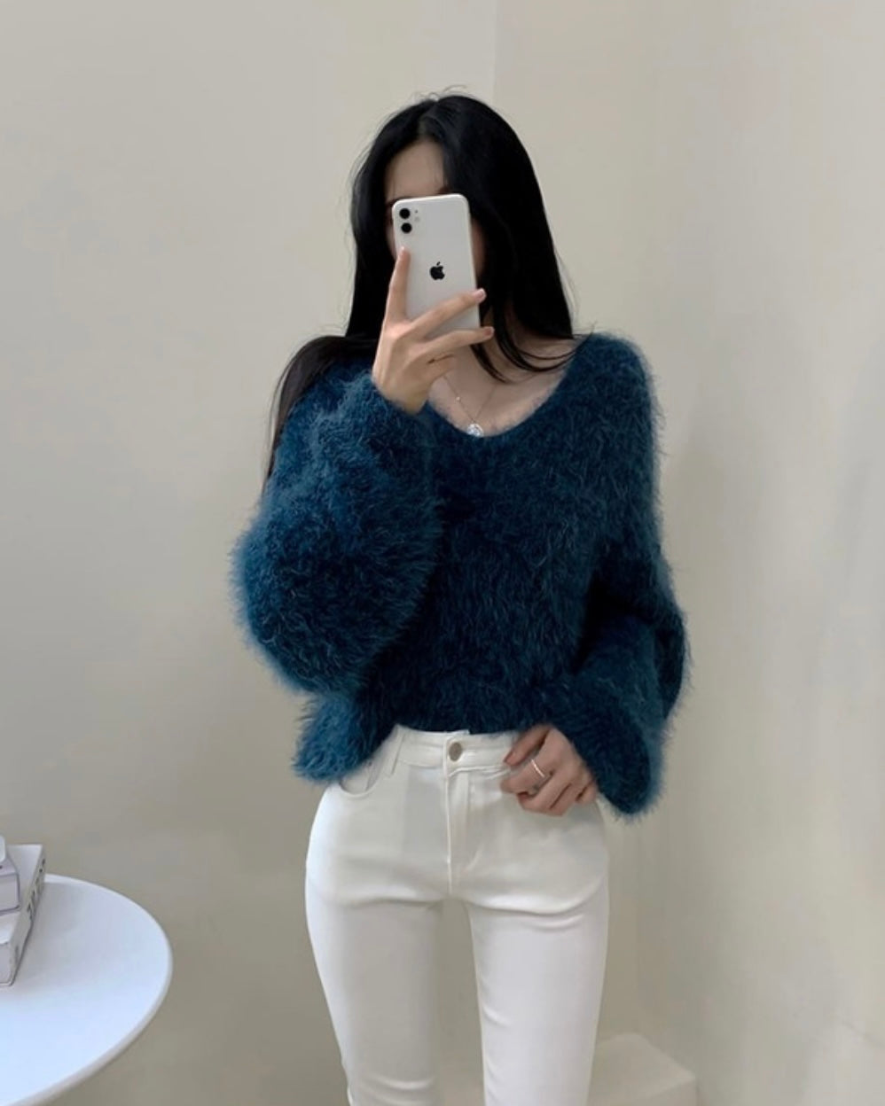 Eva V-Neck Knit Top