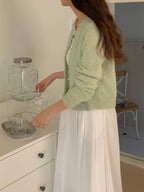 Hari Pearl Button Cardigan