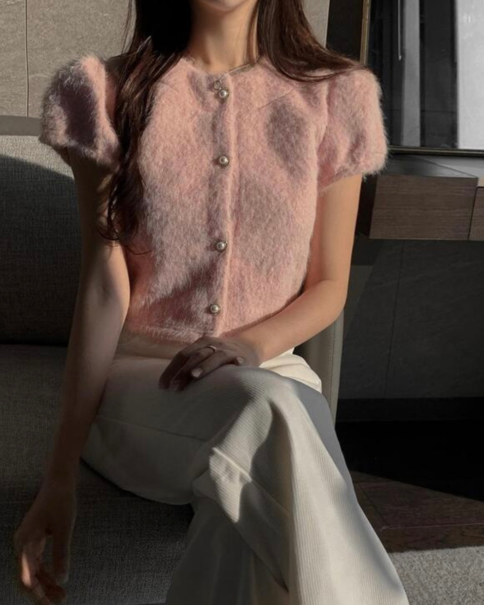 Snow Fur Blouse