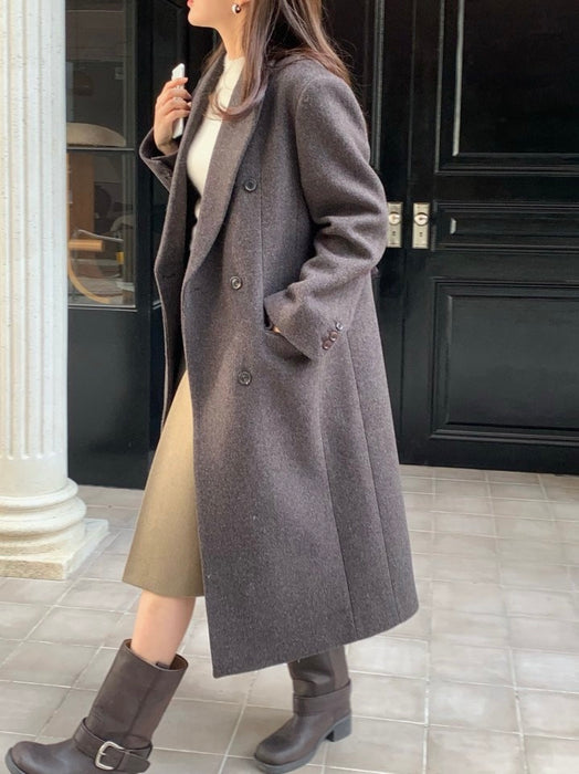 Premium Stanford Double 70% Wool Coat