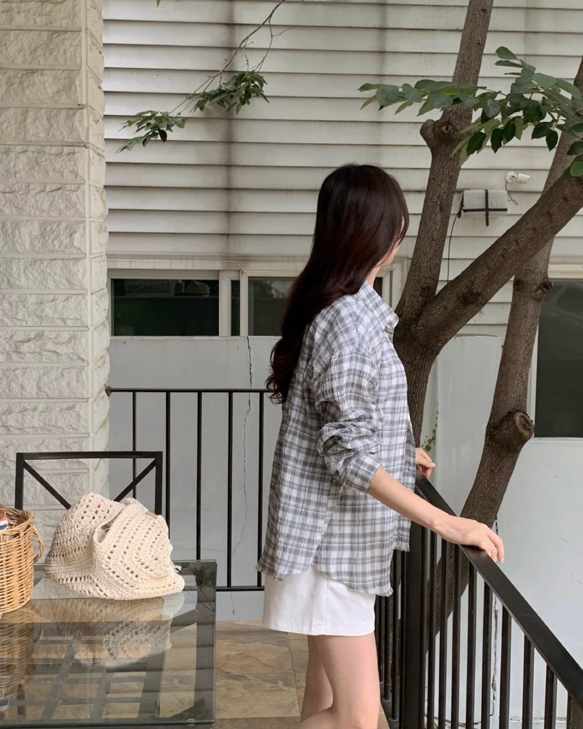 Check Overfit Shirt