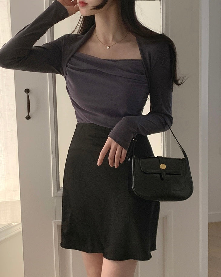 Tulle Bolero Top