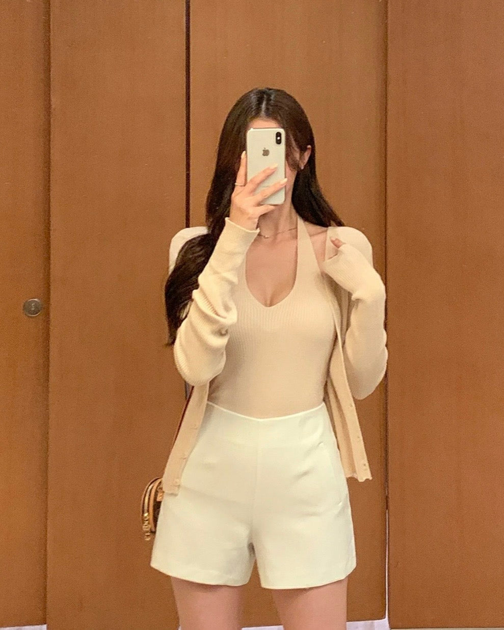 [ Sale Excluded ] Halter Cardigan Set