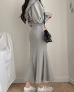 Miranda Hoodie Zip Up & Mermaid Skirt Set