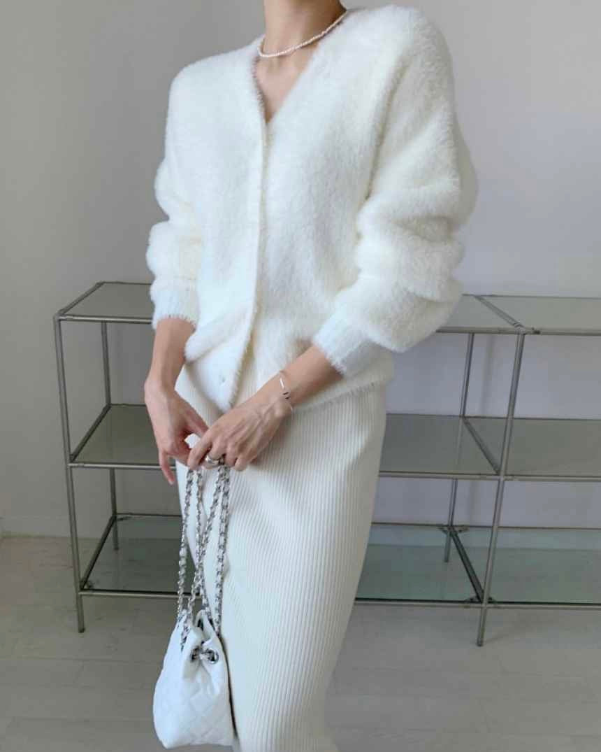 Joo Angora Cardigan
